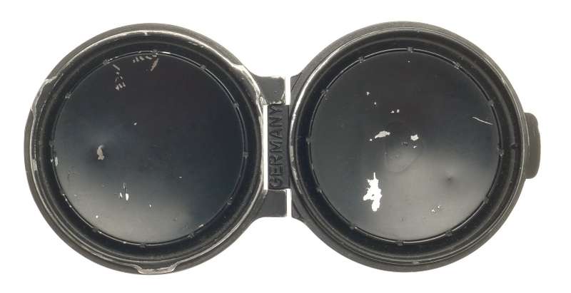 ROLLEIFLEX 2.8F ZEISS PLANAR WHITE FACE TLR CAMERA LENS CAP CHROME USED 2.8/80