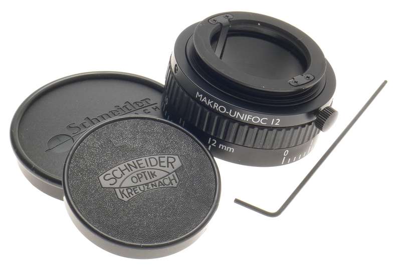 SCHNEIDER MAKRO-UNIFOC12 LENS ADAPTER MOUNT MINT CAPS KEY 17,4-29,4mm BOXED