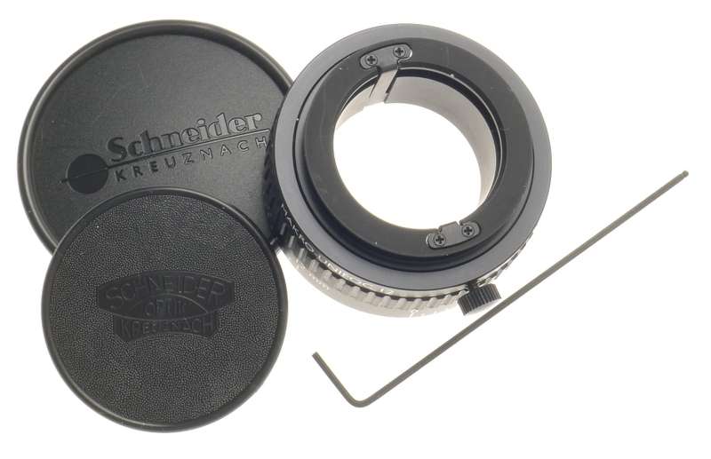 SCHNEIDER MAKRO-UNIFOC12 LENS ADAPTER MOUNT MINT CAPS KEY 17,4-29,4mm BOXED