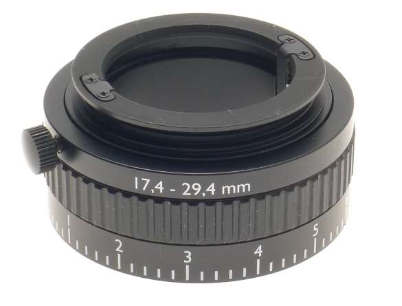 SCHNEIDER MAKRO-UNIFOC12 LENS ADAPTER MOUNT MINT CAPS KEY 17,4-29,4mm BOXED