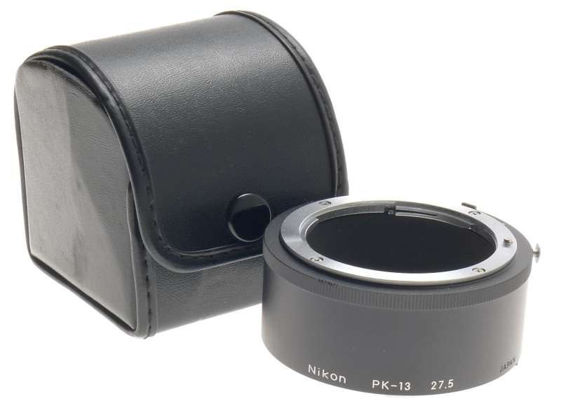 NIKON PK 13 AUTO EXTENSION RING 27.5 SLR CLOSE UP MACRO FOCUS LENS ADAPTER RING