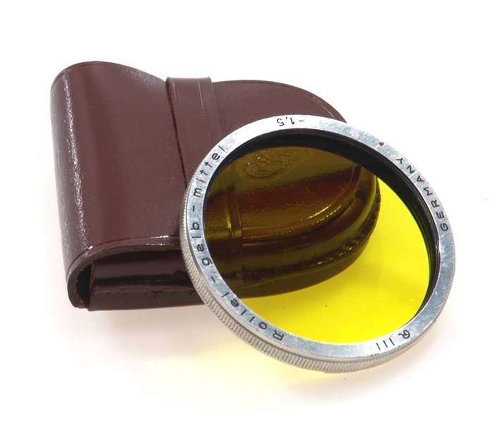 ROLLEI-FILTER HELLGELB YELLOW PLANAR BOX BAY RED R MINT