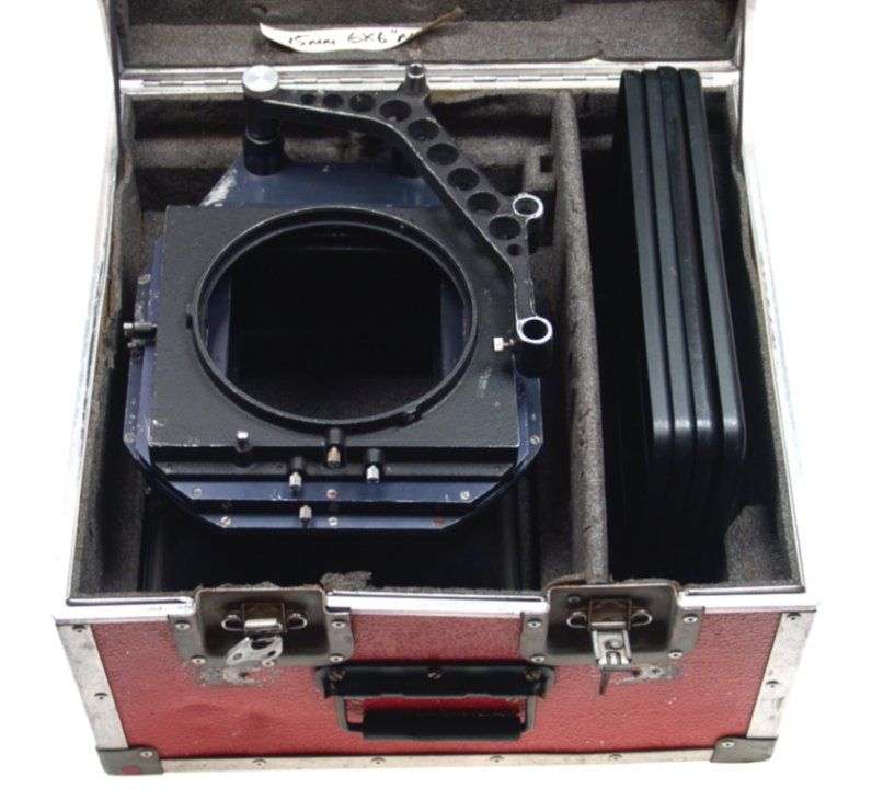 ARRIFLEX 35 CAMERA MATTE BOX 6x6 FLIGHT CASE 5 MASKS NR
