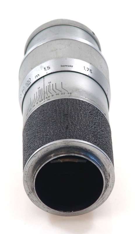 LEICA 135mm f4 HEKTOR LENS M39 SCREW LSM USED f=13.5cm