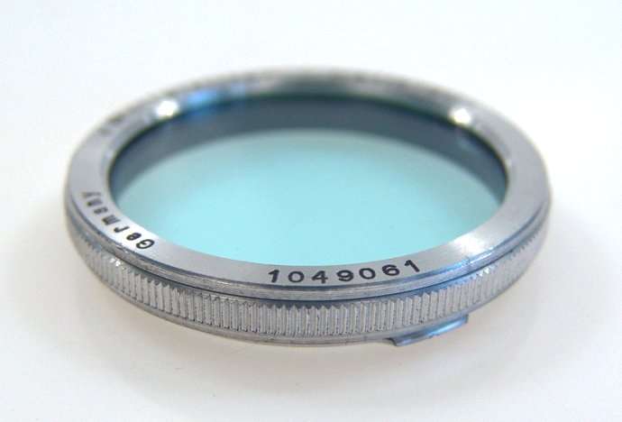 ROLLEIFLEX CAMERA BLUE FILTER HELLBLAU ROLLEIFILTER NR