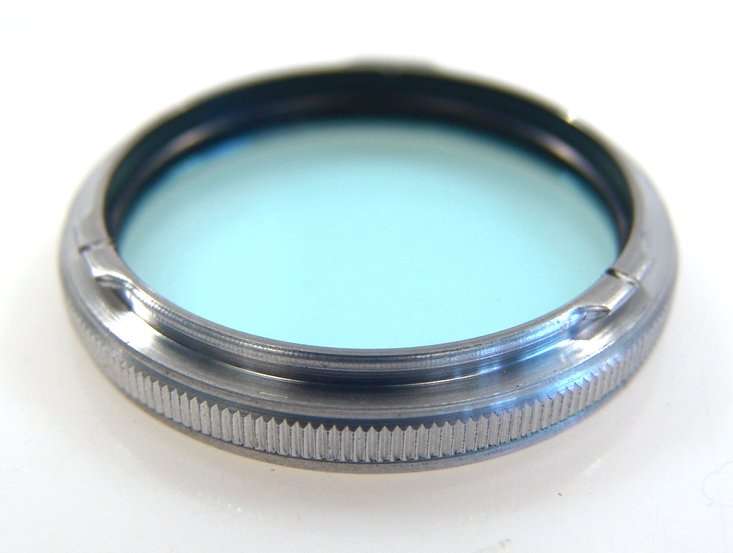 ROLLEIFLEX CAMERA BLUE FILTER HELLBLAU ROLLEIFILTER NR