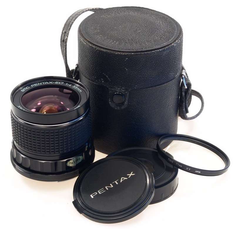PENTAX SMC-6x7 CAMERA f=55 LENS CASE CAP 1:4/55mm MINT