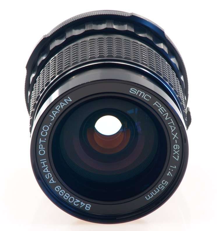 PENTAX SMC-6x7 CAMERA f=55 LENS CASE CAP 1:4/55mm MINT