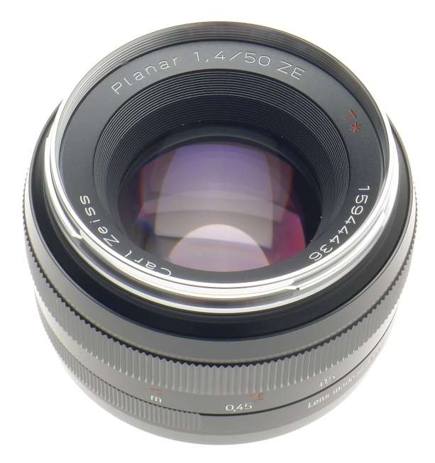 CANON ZEISS PLANAR T* 1.4/50mm ZE MOUNT f=50mm MINT- SLR CAMERA FAST PRIME LENS