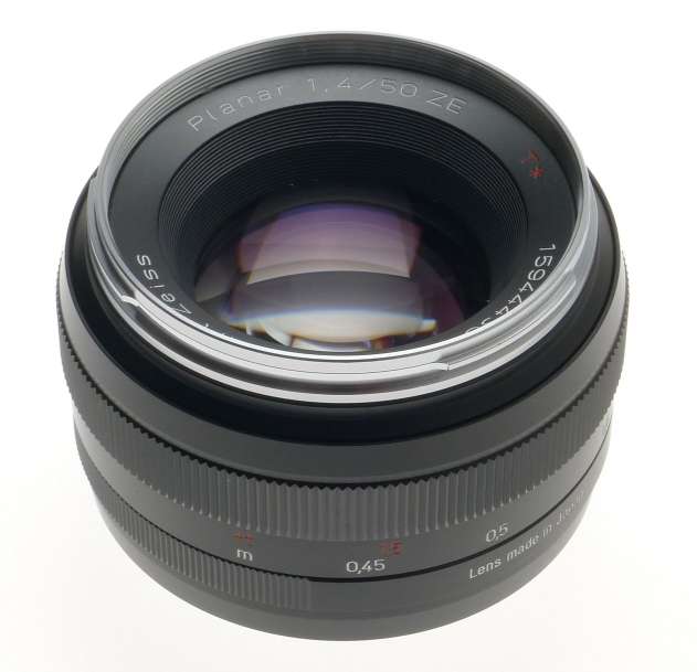 CANON ZEISS PLANAR T* 1.4/50mm ZE MOUNT f=50mm MINT- SLR CAMERA FAST PRIME LENS