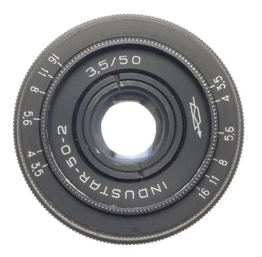 RUSSIAN M42 SCREW MOUNT RANGEFINDER CAMERA 1:3.5/50mm LENS INDUSTAR-50-2 f=50mm