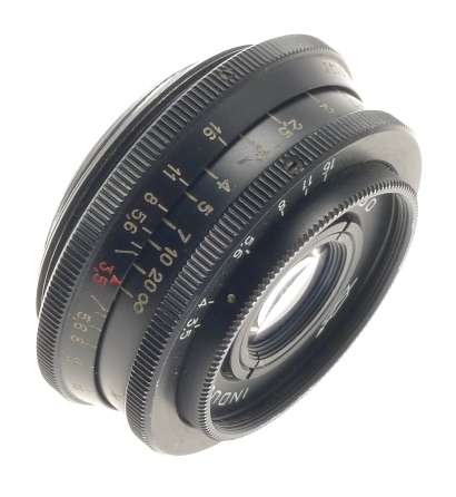 RUSSIAN M42 SCREW MOUNT RANGEFINDER CAMERA 1:3.5/50mm LENS INDUSTAR-50-2 f=50mm