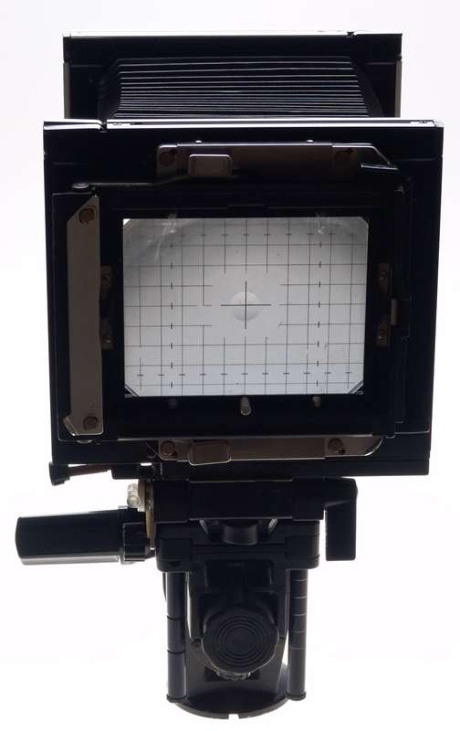 SINAR F LARGE FORMAT 4x5 BELLOWS MONORAIL BLACK FILM CAMERA NO LENS EXCELLENT NR