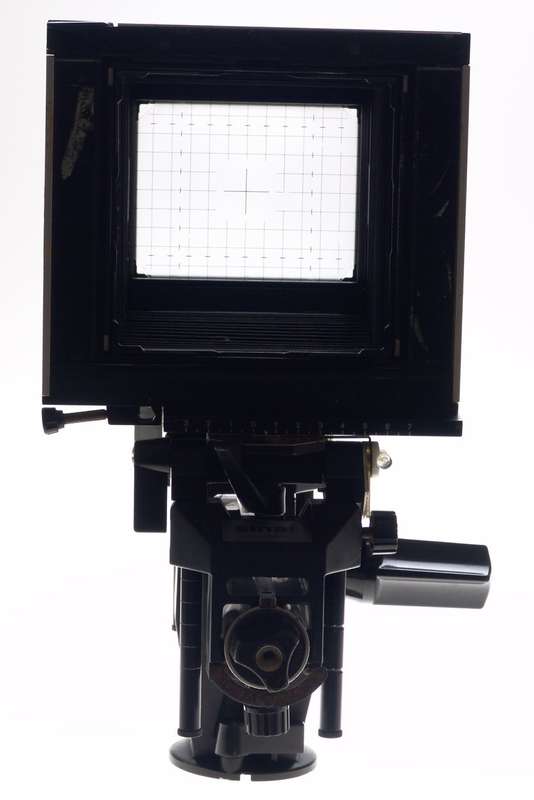 SINAR F LARGE FORMAT 4x5 BELLOWS MONORAIL BLACK FILM CAMERA NO LENS EXCELLENT NR