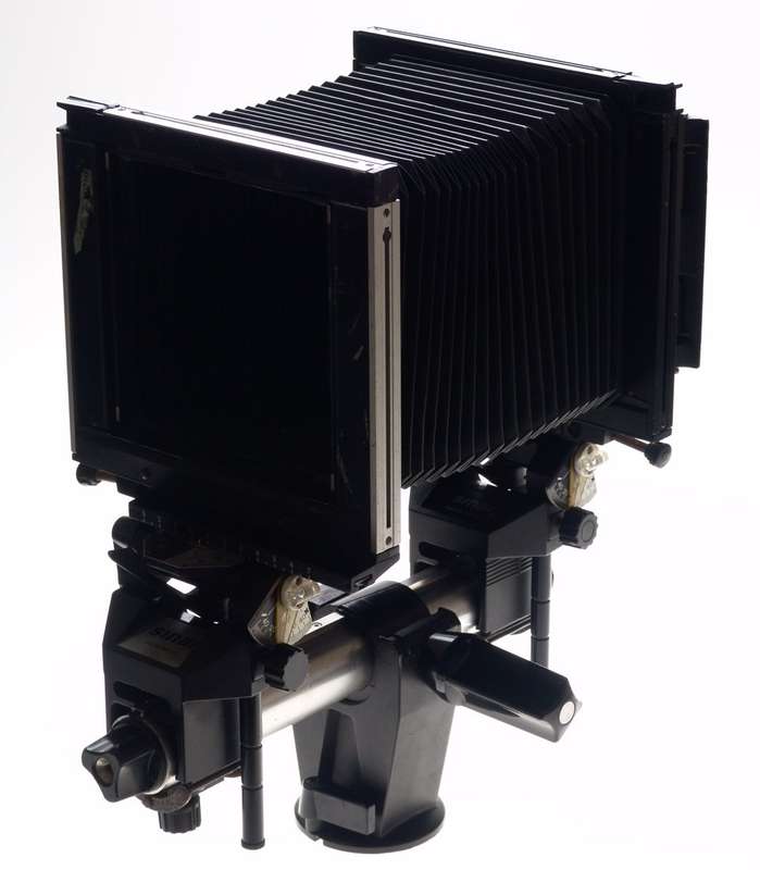 SINAR F LARGE FORMAT 4x5 BELLOWS MONORAIL BLACK FILM CAMERA NO LENS EXCELLENT NR