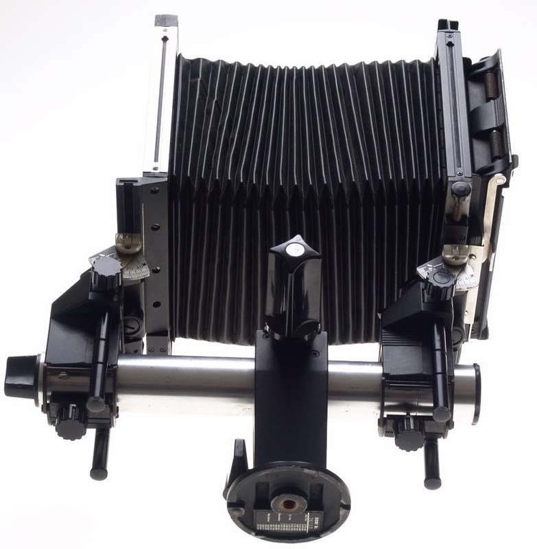 SINAR F LARGE FORMAT 4x5 BELLOWS MONORAIL BLACK FILM CAMERA NO LENS EXCELLENT NR