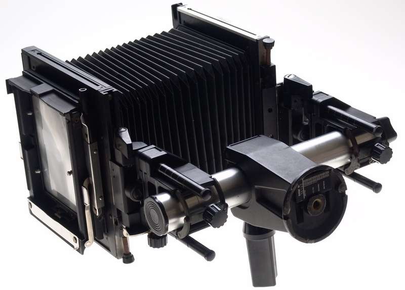 SINAR F LARGE FORMAT 4x5 BELLOWS MONORAIL BLACK FILM CAMERA NO LENS EXCELLENT NR