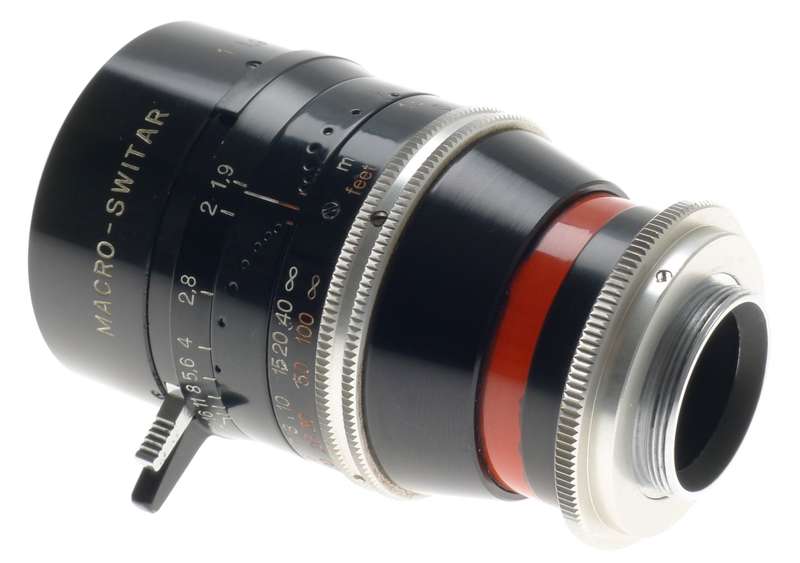 BOLEX H16 RX MACRO-SWITAR Pre-set 1.9 f=75mm CAPS HOOD 1.9/75 MICRO 4/3 SERVICED