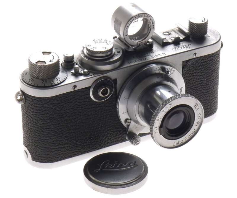 LEICA If RANGEFINDER CAMERA 1f LEITZ ELMAR f=5cm 1:3.5 LENS 50mm FINDER USED NR