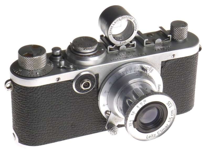 LEICA If RANGEFINDER CAMERA 1f LEITZ ELMAR f=5cm 1:3.5 LENS 50mm FINDER USED NR