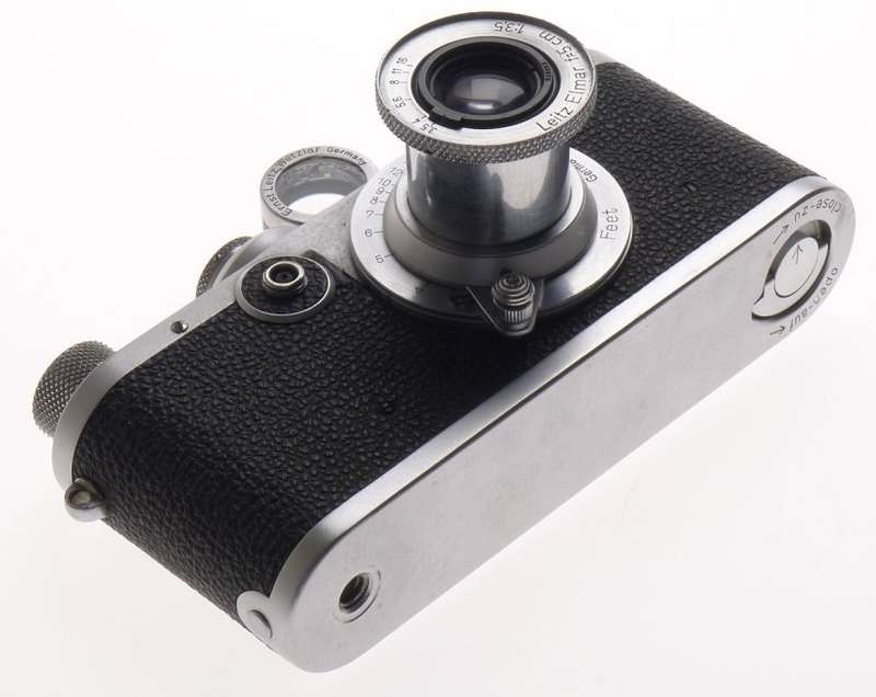 LEICA If RANGEFINDER CAMERA 1f LEITZ ELMAR f=5cm 1:3.5 LENS 50mm FINDER USED NR