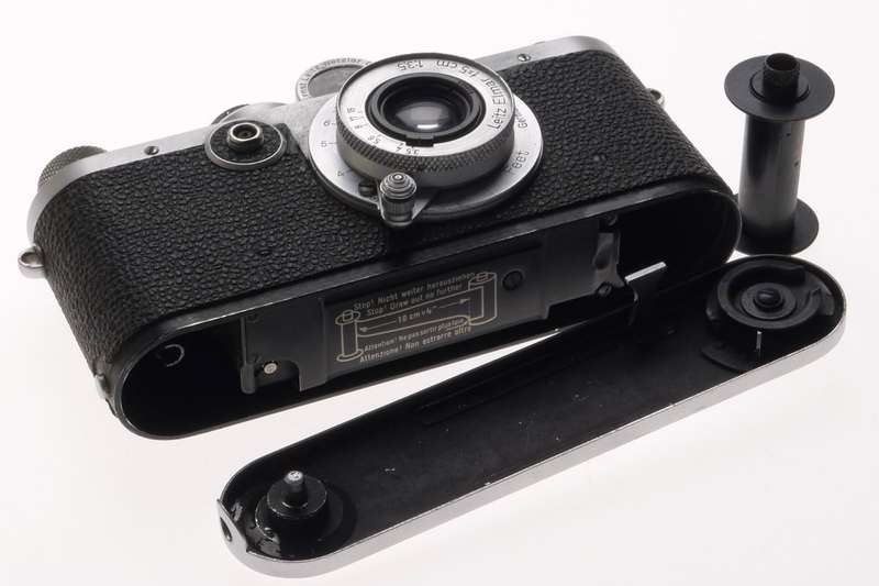 LEICA If RANGEFINDER CAMERA 1f LEITZ ELMAR f=5cm 1:3.5 LENS 50mm FINDER USED NR
