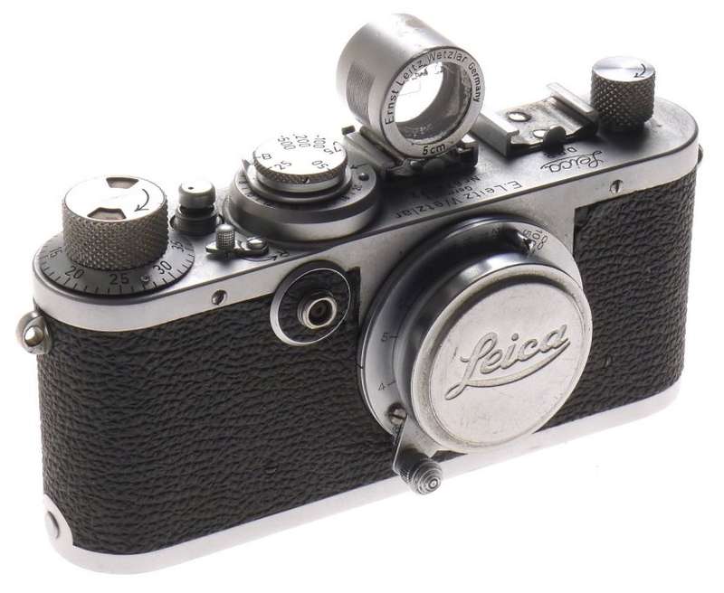LEICA If RANGEFINDER CAMERA 1f LEITZ ELMAR f=5cm 1:3.5 LENS 50mm FINDER USED NR