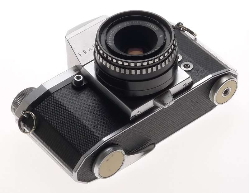PRAKTICA IV F CHROME SLR 35mm CAMERA MEYER-OPTIK DOMIPLAN 2.8/50mm GOERLITZ f=50