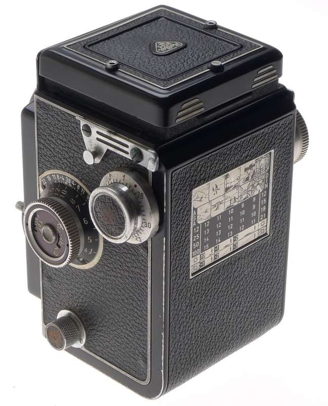 ROLLEICORD TLR CAMERA KIT XENAR 3.5/75mm ROLLEIKIN CASE HOOD CAP FILTER MANUALS