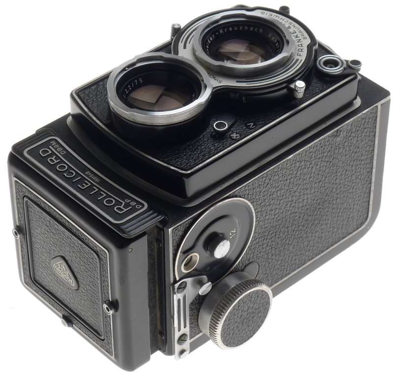 ROLLEICORD TLR CAMERA KIT XENAR 3.5/75mm ROLLEIKIN CASE HOOD CAP FILTER MANUALS