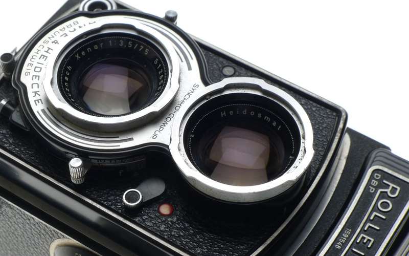 ROLLEICORD TLR CAMERA KIT XENAR 3.5/75mm ROLLEIKIN CASE HOOD CAP FILTER MANUALS