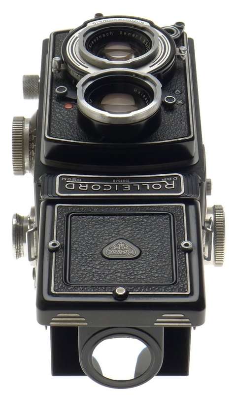 ROLLEICORD TLR CAMERA KIT XENAR 3.5/75mm ROLLEIKIN CASE HOOD CAP FILTER MANUALS