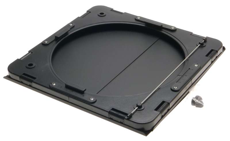 LARGE BLACK KOMPENDIUM HOODS FLIP OUT TYPE WITH FLAPS FOR LIGHTS 30cm SQUARE