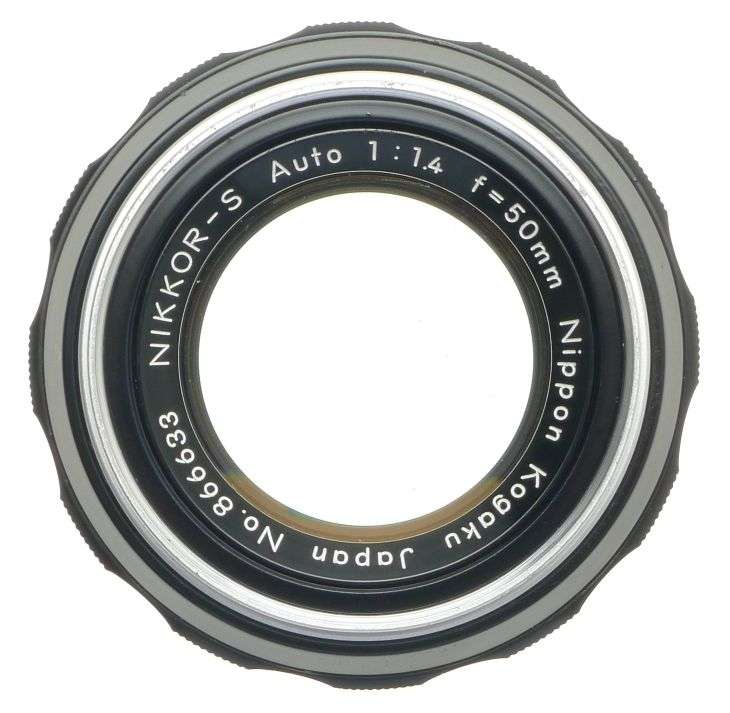 NIKKOR-S AUTO 1:1.4/50 BLACK VINAGE MANUAL f=50mm CAMERA FAST LENS CAP FILTER