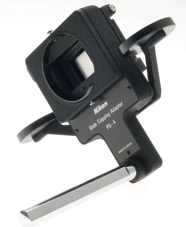 NIKON PS-4 SLIDE COPYING 35mm FILM CAMERA ATTACHMENT ADAPTER MINT FITS PB-4 PB-5