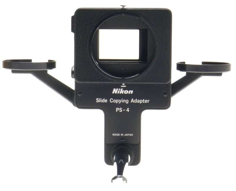 NIKON PS-4 SLIDE COPYING 35mm FILM CAMERA ATTACHMENT ADAPTER MINT FITS PB-4 PB-5