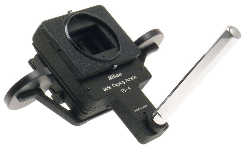 NIKON PS-4 SLIDE COPYING 35mm FILM CAMERA ATTACHMENT ADAPTER MINT FITS PB-4 PB-5