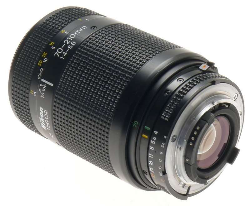 AI-S NIKON CAMERA ZOOM LENS 1:4-5.6 f=70-210mm AF NIKKOR MINT CONDITION CAPS