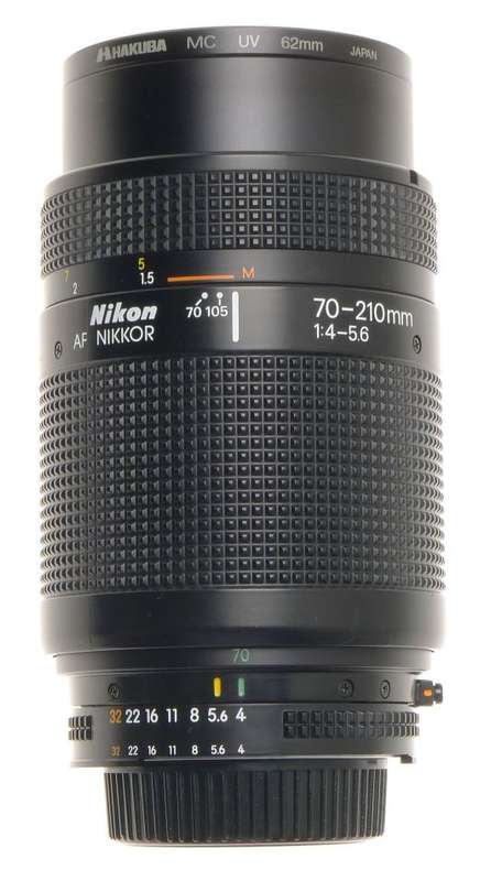 AI-S NIKON CAMERA ZOOM LENS 1:4-5.6 f=70-210mm AF NIKKOR MINT CONDITION CAPS