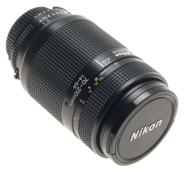 AI-S NIKON CAMERA ZOOM LENS 1:4-5.6 f=70-210mm AF NIKKOR MINT CONDITION CAPS