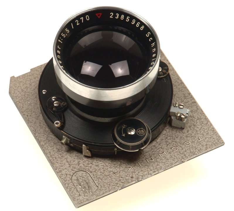 LINHOF SCHNEIDER TELE-XENAR1:5.5/270mm LENS BOARD MINT