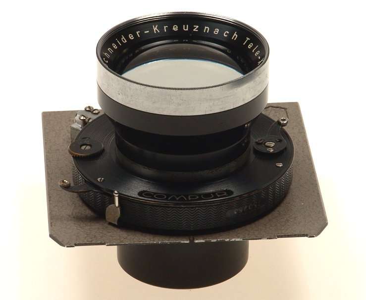 LINHOF SCHNEIDER TELE-XENAR1:5.5/270mm LENS BOARD MINT