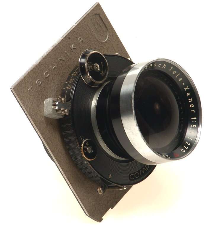 LINHOF SCHNEIDER TELE-XENAR1:5.5/270mm LENS BOARD MINT