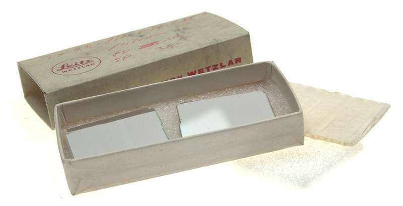 LEICA MIRROR SET PAIR 2x SLR CAMERA BOXED CAMERA LEITZ NEW SPARE PARTS BOXED