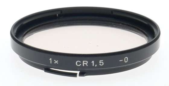 HASSELBLAD BALANCE CAMERA LENS FILTER 50 CR 1x 1,5-0 CAPS MANUAL BOX 50202 NICE
