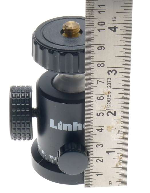 LINHOF UNIVERSAL PROFI CAMERA BLACK ORIGINAL SWIVEL ROTATING BALL HEAD CLAMPABLE
