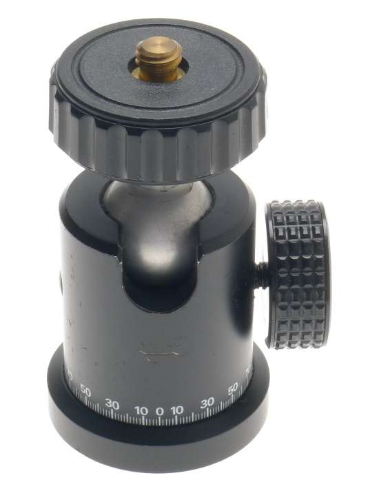 LINHOF UNIVERSAL PROFI CAMERA BLACK ORIGINAL SWIVEL ROTATING BALL HEAD CLAMPABLE
