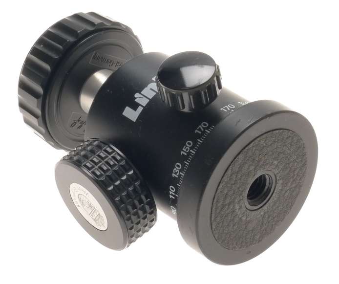 LINHOF UNIVERSAL PROFI CAMERA BLACK ORIGINAL SWIVEL ROTATING BALL HEAD CLAMPABLE