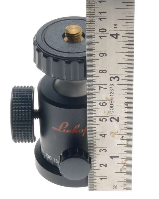 LINHOF UNIVERSAL PROFI CAMERA BLACK ORIGINAL SWIVEL ROTATING BALL HEAD WITH LOCK