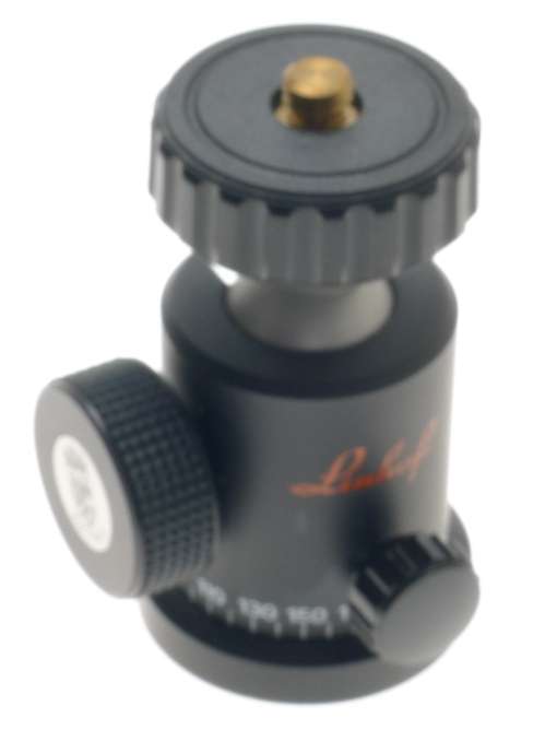 LINHOF UNIVERSAL PROFI CAMERA BLACK ORIGINAL SWIVEL ROTATING BALL HEAD WITH LOCK